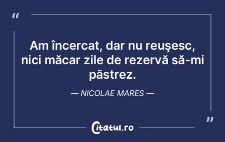 Am încercat, dar nu reuşesc, nici măc... Am încercat, dar nu reuşesc, nici măc...