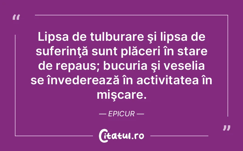 Citat Epicur - citate spiritualitate