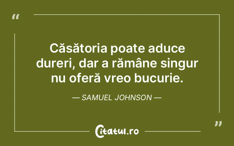 Citat Samuel Johnson - citate spiritualitate