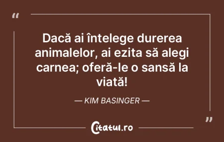 Dacă ai înțelege durerea animalelor, ... Dacă ai înțelege durerea animalelor, ...