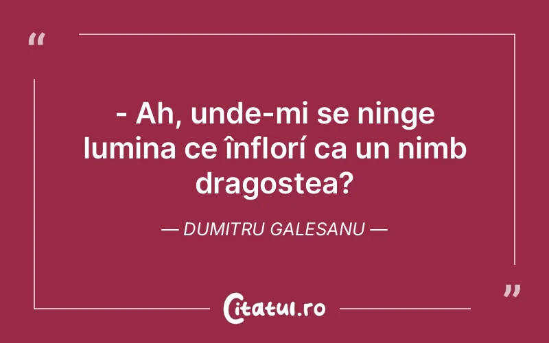 Citat Dumitru Galesanu - citate spiritualitate