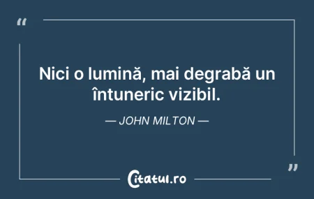Nici o lumină, mai degrabă un întuner...