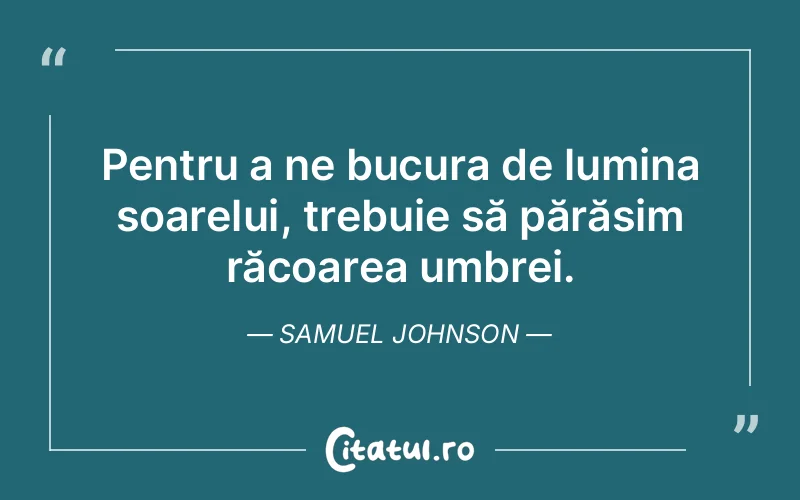 Citat Samuel Johnson - citate spiritualitate