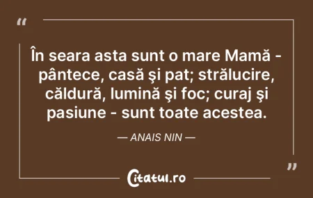 În seara asta sunt o mare Mamă - pânt... În seara asta sunt o mare Mamă - pânt...
