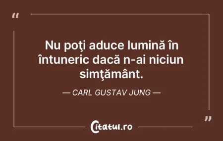 Nu poţi aduce lumină în întuneric da... Nu poţi aduce lumină în întuneric da...