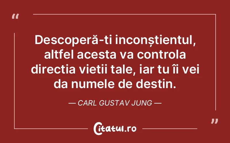 Citat Carl Gustav Jung - citate spiritualitate