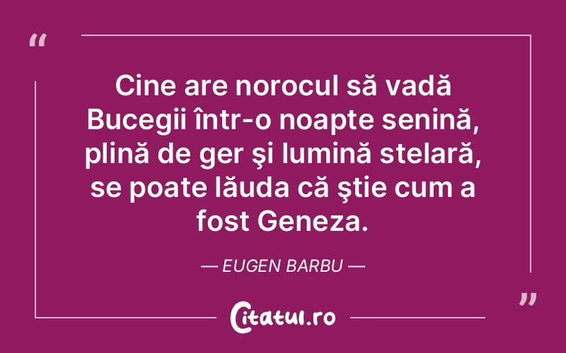 Citat Eugen Barbu - citate spiritualitate