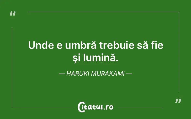 Citat Haruki Murakami - citate spiritualitate