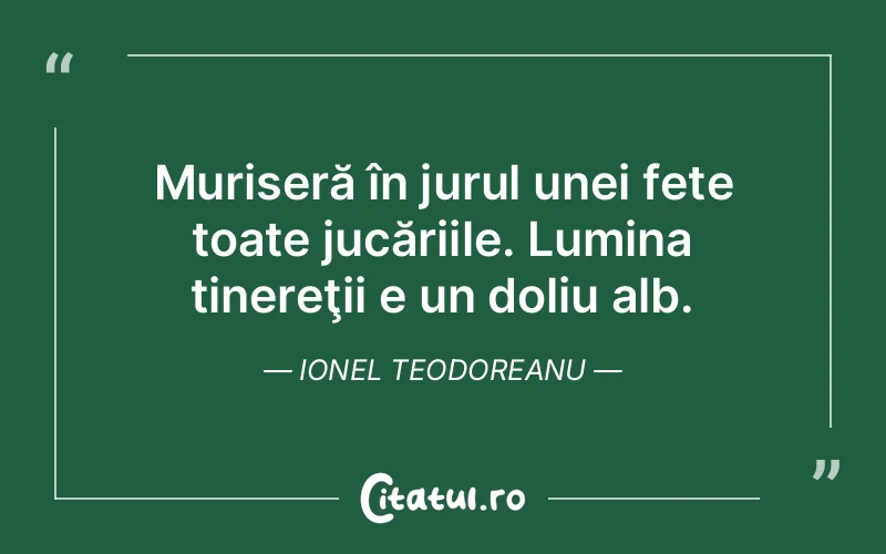 Citat Ionel Teodoreanu - citate spiritualitate