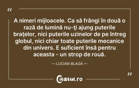 A nimeri mijloacele. Ca să frângi în ... A nimeri mijloacele. Ca să frângi în ...