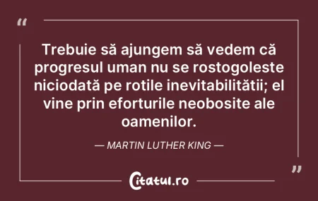 Trebuie să ajungem să vedem că progre... Trebuie să ajungem să vedem că progre...