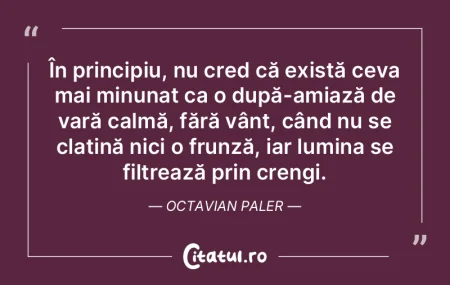 În principiu, nu cred că există ceva ... În principiu, nu cred că există ceva ...