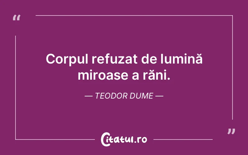 Citat Teodor Dume - citate spiritualitate