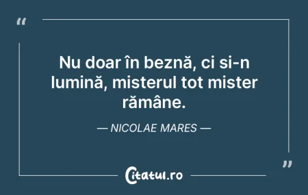 Nu doar în beznă, ci și-n lumină, mi... Nu doar în beznă, ci și-n lumină, mi...