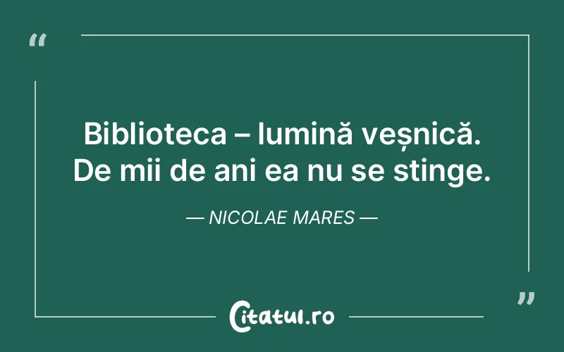 Citat Nicolae Mares - citate spiritualitate