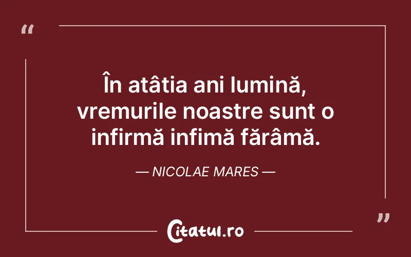 Citat Nicolae Mares - citate spiritualitate