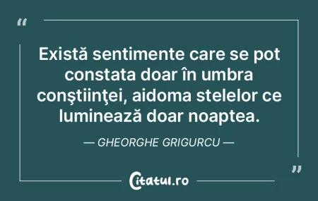 Există sentimente care se pot constata ... Există sentimente care se pot constata ...