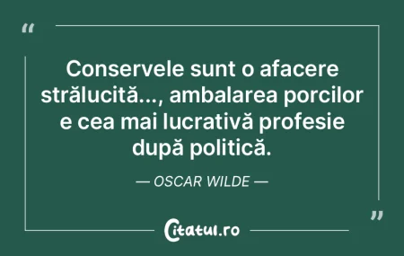 Conservele sunt o afacere strălucită..... Conservele sunt o afacere strălucită.....