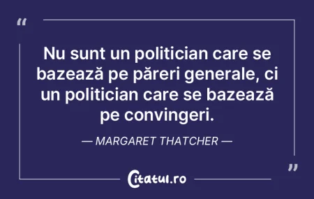 Nu sunt un politician care se bazează p... Nu sunt un politician care se bazează p...