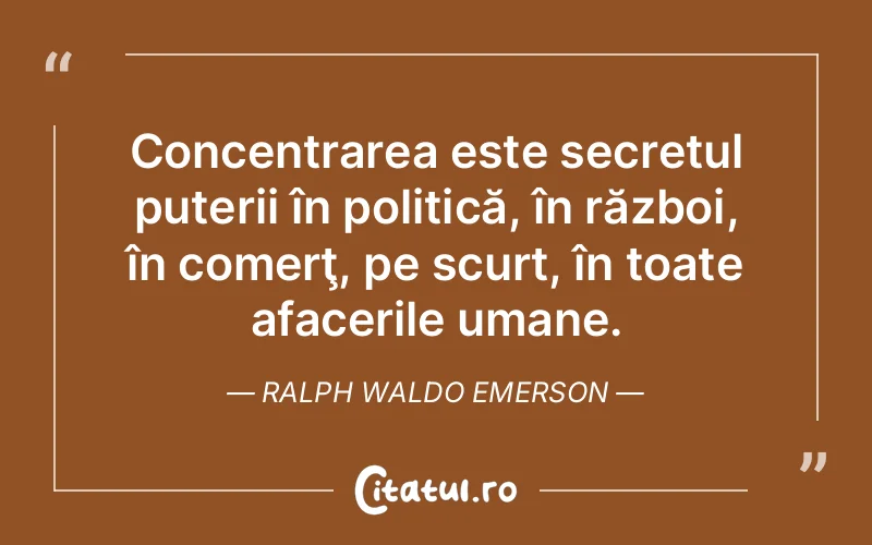 Citat Ralph Waldo Emerson - citate spiritualitate