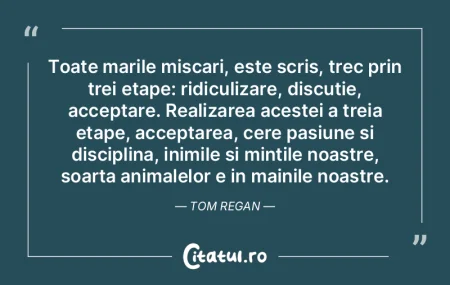 Toate marile miscari, este scris, trec p... Toate marile miscari, este scris, trec p...