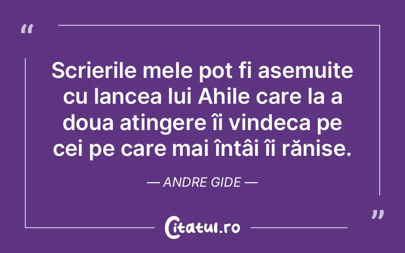 Citat Andre Gide - citate spiritualitate