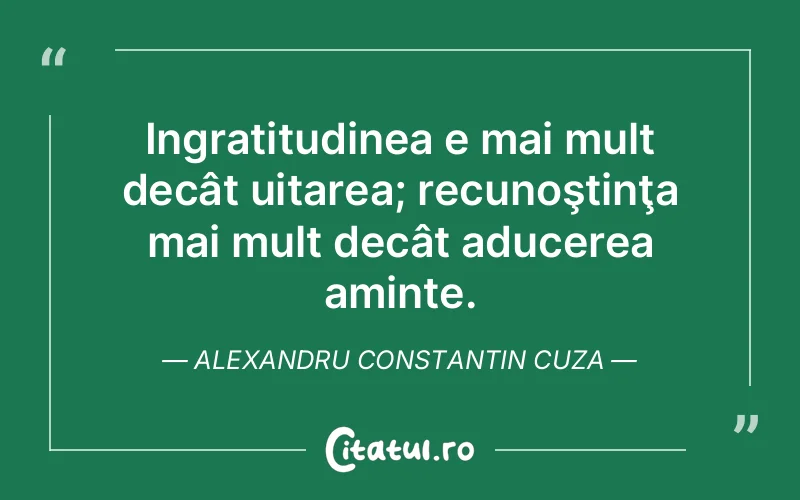 Citat Alexandru Constantin Cuza - citate spiritualitate
