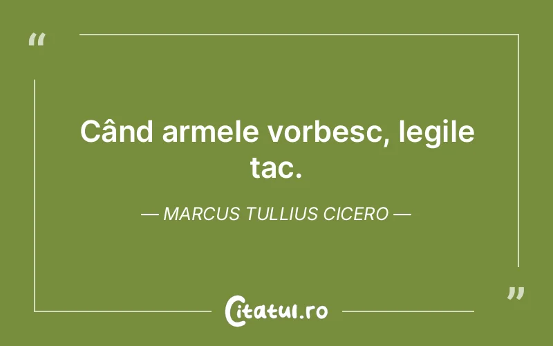 Citat Marcus Tullius Cicero - citate spiritualitate