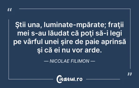 Ştii una, luminate-mpărate; fraţii me... Ştii una, luminate-mpărate; fraţii me...