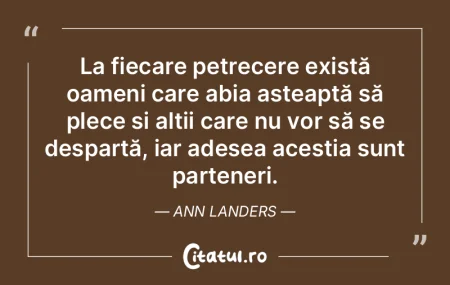 La fiecare petrecere există oameni care... La fiecare petrecere există oameni care...
