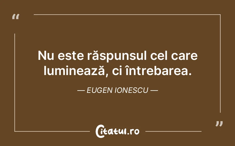 Citat Eugen Ionescu - citate spiritualitate