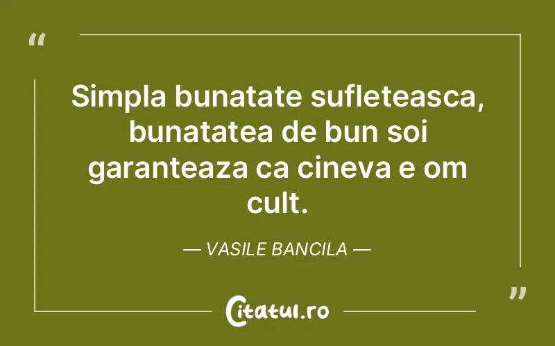 Citat Vasile Bancila - citate spiritualitate