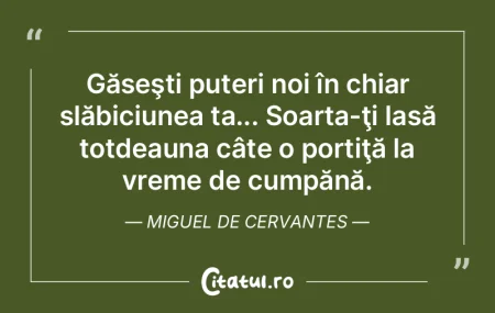 Găseşti puteri noi în chiar slăbiciu... Găseşti puteri noi în chiar slăbiciu...