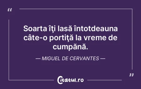 Soarta îţi lasă întotdeauna câte-o ... Soarta îţi lasă întotdeauna câte-o ...