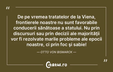De pe vremea tratatelor de la Viena, fro... De pe vremea tratatelor de la Viena, fro...