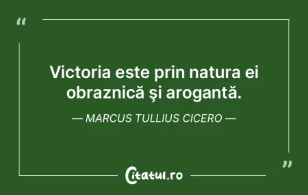 Victoria este prin natura ei obraznică ...