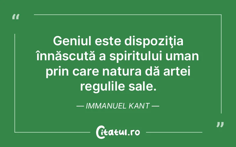 Citat Immanuel Kant - citate spiritualitate
