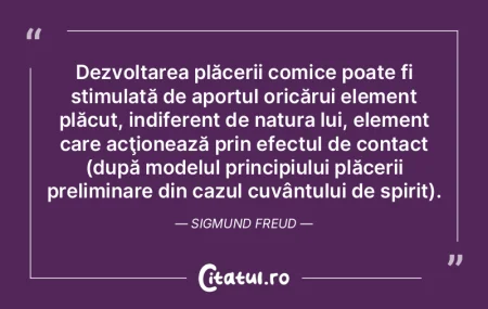 Dezvoltarea plăcerii comice poate fi st...