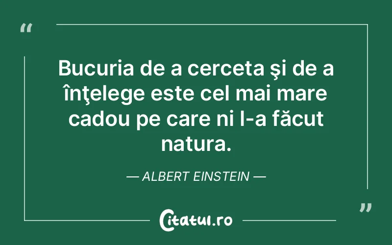 Citat Albert Einstein - citate spiritualitate