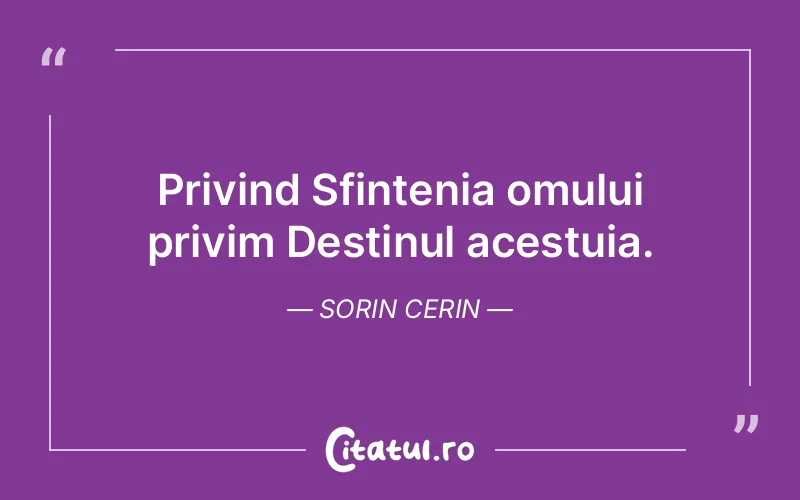 Citat Sorin Cerin - citate spiritualitate