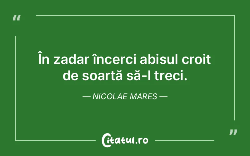 Citat Nicolae Mares - citate spiritualitate