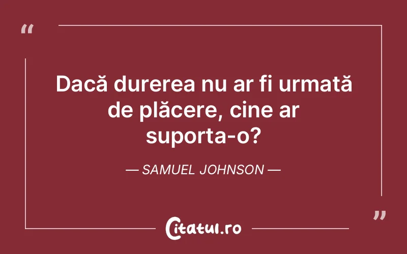 Citat Samuel Johnson - citate spiritualitate
