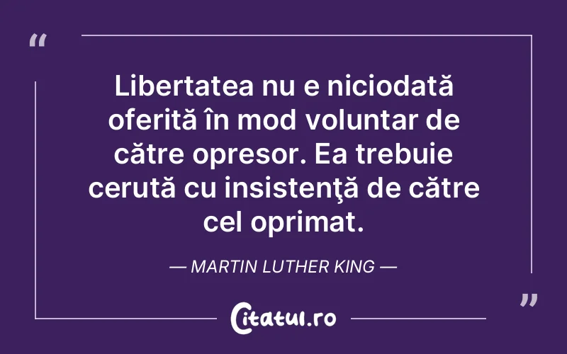 Citat Martin Luther King - citate spiritualitate