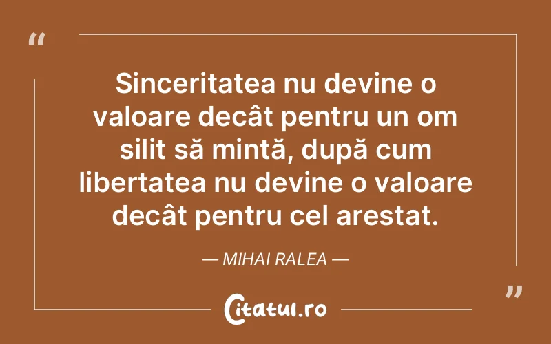 Citat Mihai Ralea - citate spiritualitate