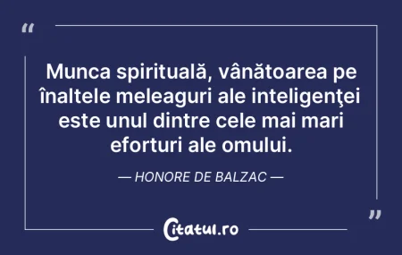 Munca spirituală, vânătoarea pe înal... Munca spirituală, vânătoarea pe înal...