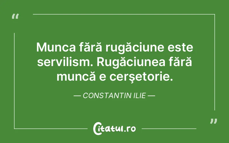 Citat Constantin Ilie - citate spiritualitate
