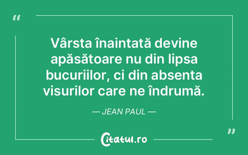 Citat Jean Paul - citate spiritualitate