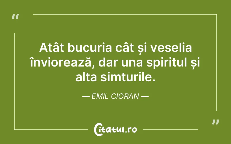 Citat Emil Cioran - citate spiritualitate