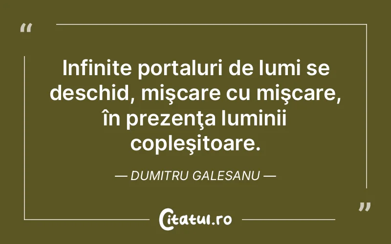 Citat Dumitru Galesanu - citate spiritualitate