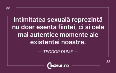 Intimitatea sexuală reprezintă nu doar... Intimitatea sexuală reprezintă nu doar...